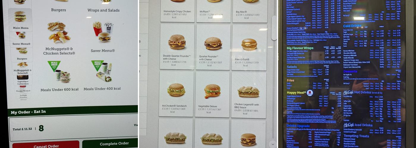 McDonald's Menu