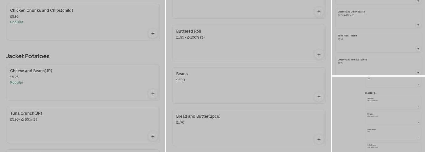 1Delivery.co.uk - Ogmore Vale Menu