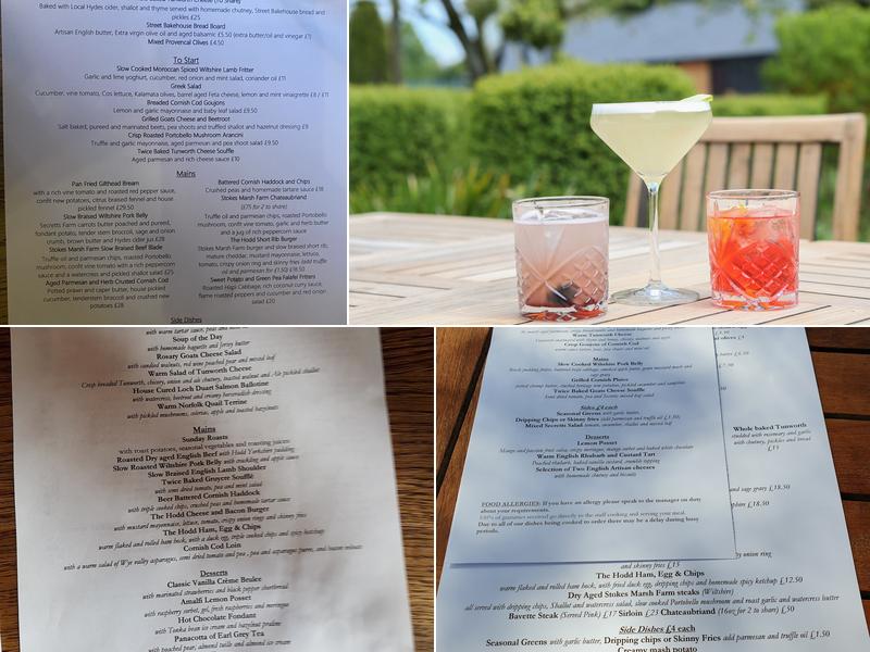 The Hoddington Arms Menu