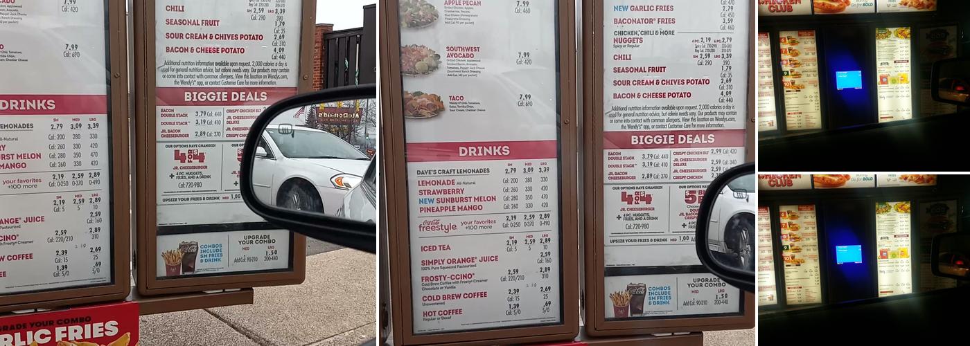 Wendy's Menu