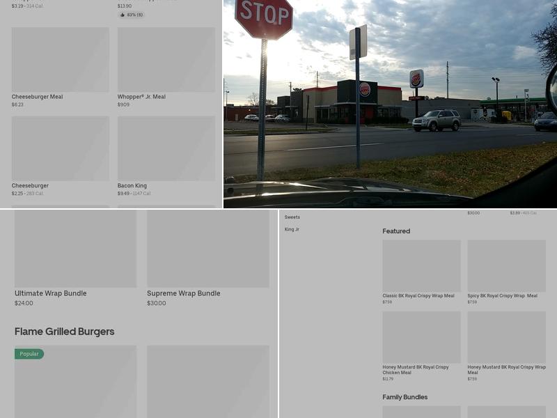 Burger King Menu