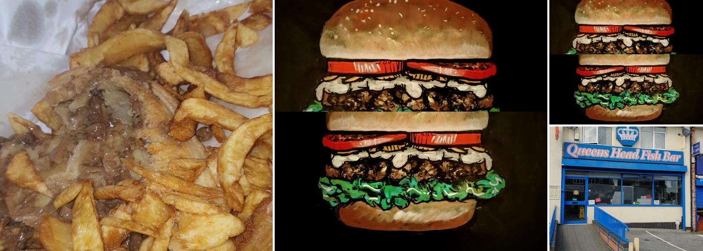 Queens Head Fish Bar blue one