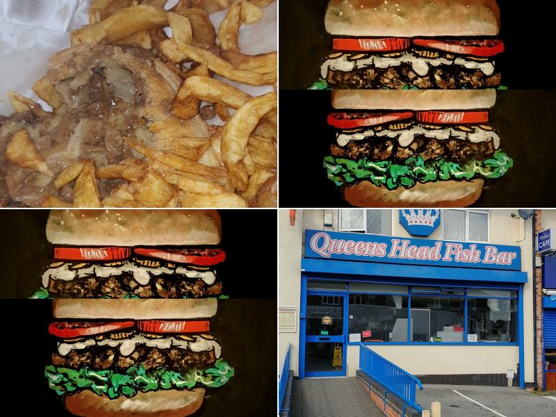 Queens Head Fish Bar blue one