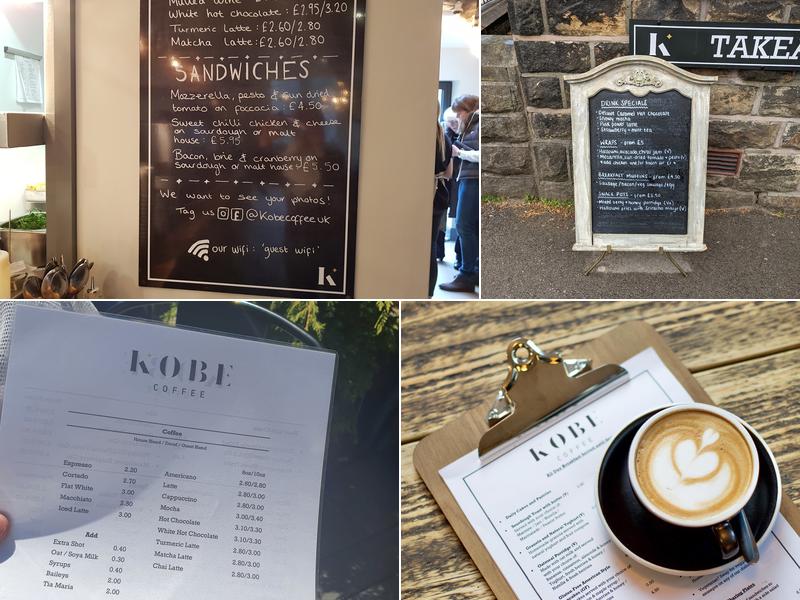 Kobe Coffee Menu