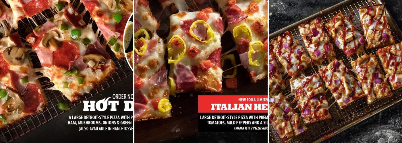 Jet's Pizza Menu