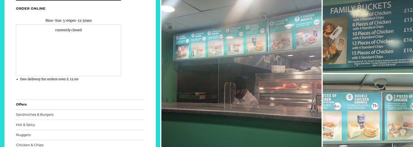 Florida Fried Chicken Menu