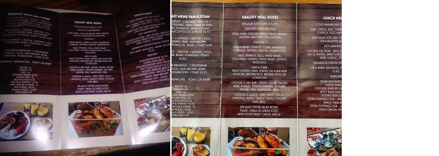 Clean Plate Kitchen Menu