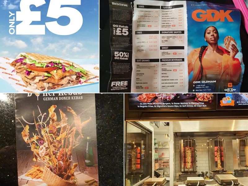 German Doner Kebab Menu