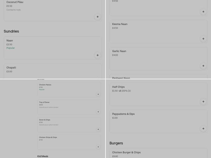 Master Chef Indian Menu