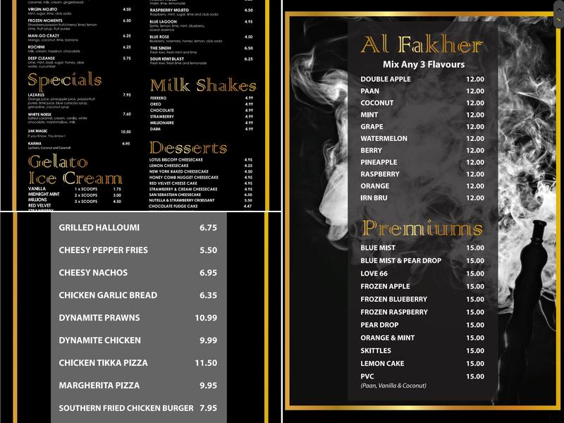 @24 Mocktails Bar - Mocktails - Menu