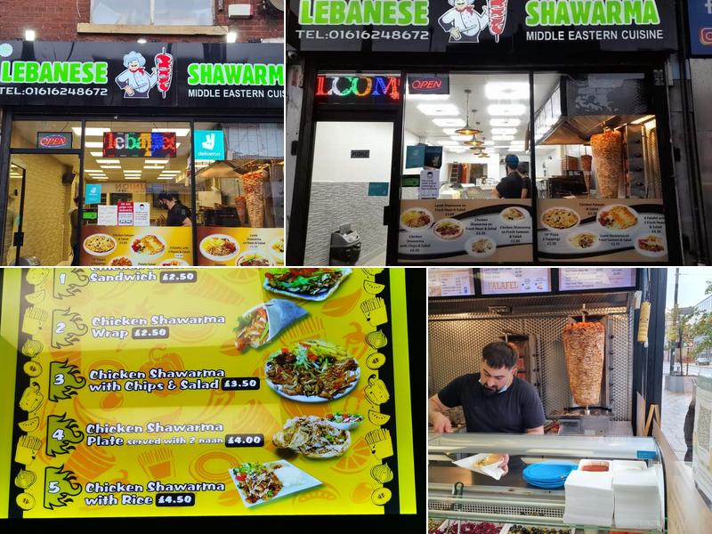 Lebanese Shawarma Menu
