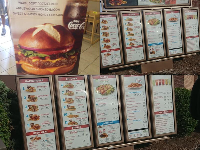 Wendy's Menu