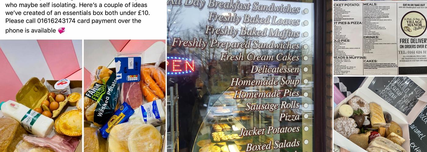 Village Manor Bakery Menu