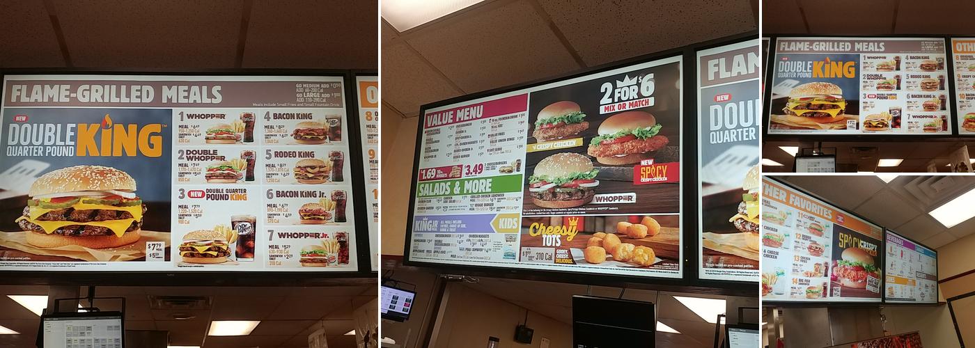 Burger King Menu