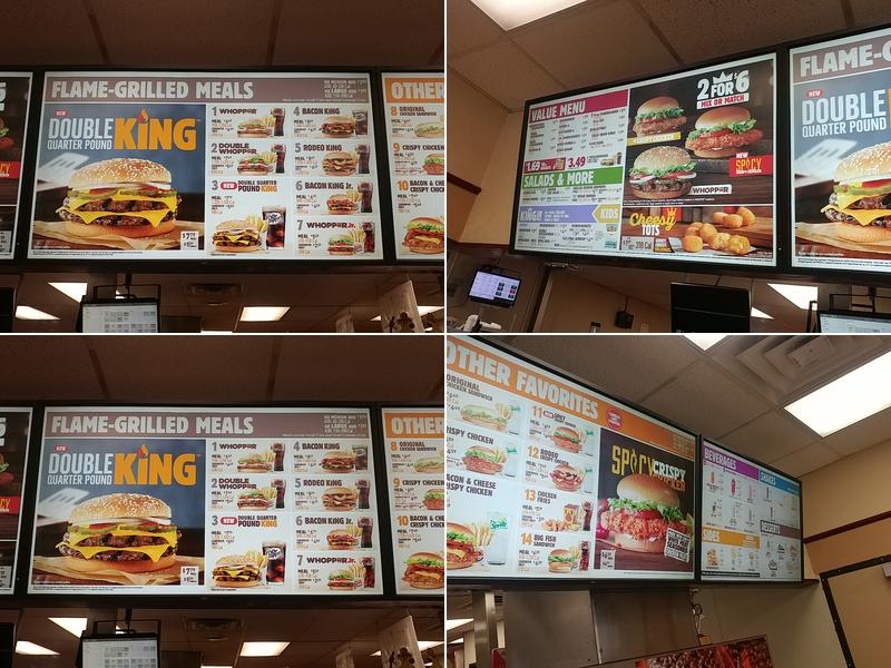 Burger King Menu