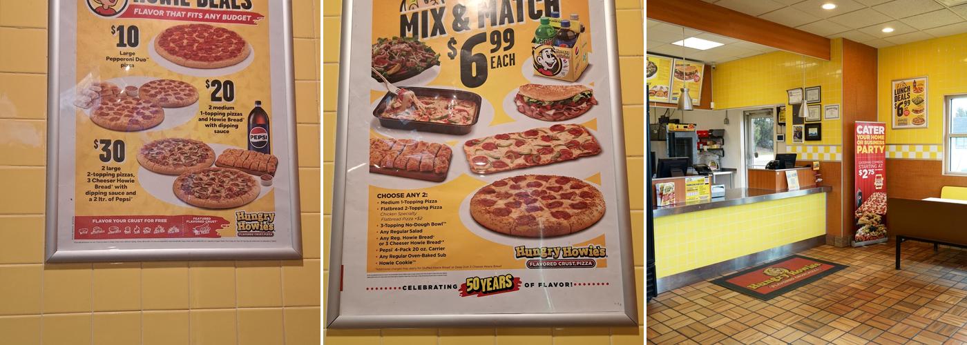 Hungry Howie's Pizza Menu