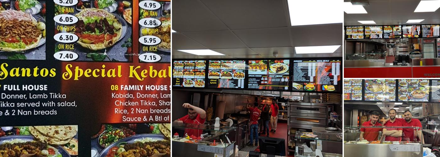 Santos - Oldham Menu