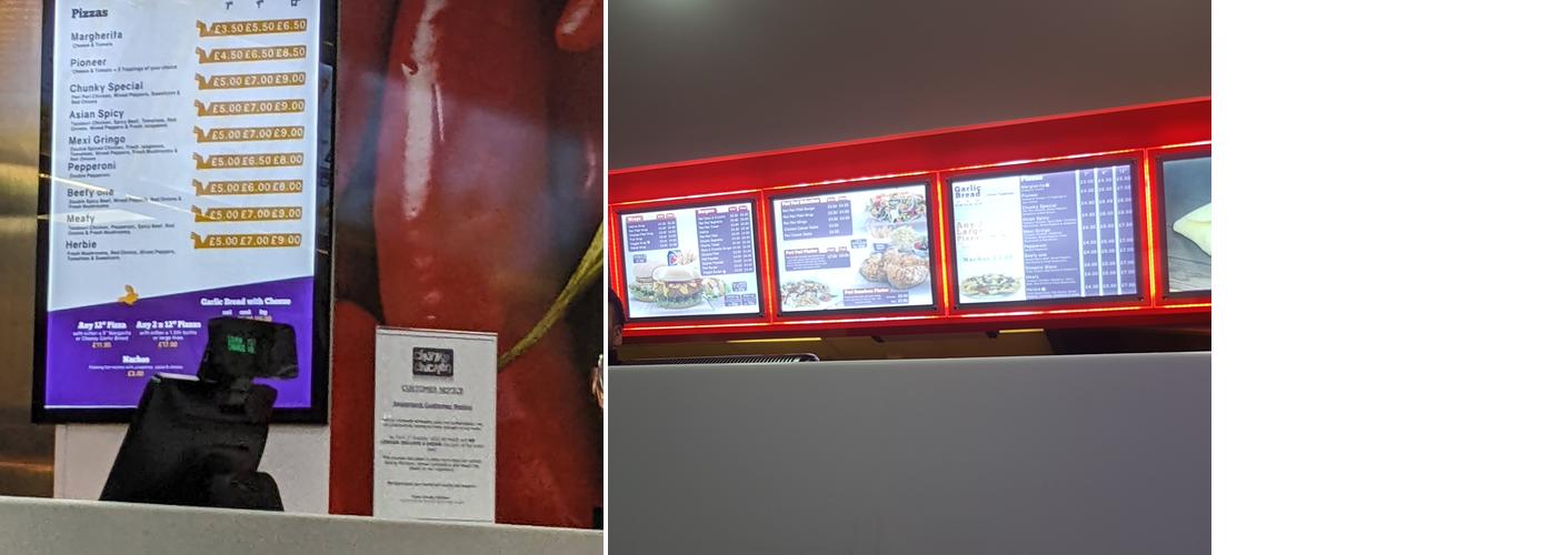 Chunky Chicken Oldham Menu