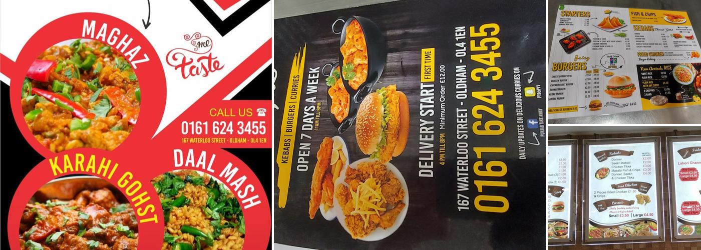 Punjab Takeaway Menu