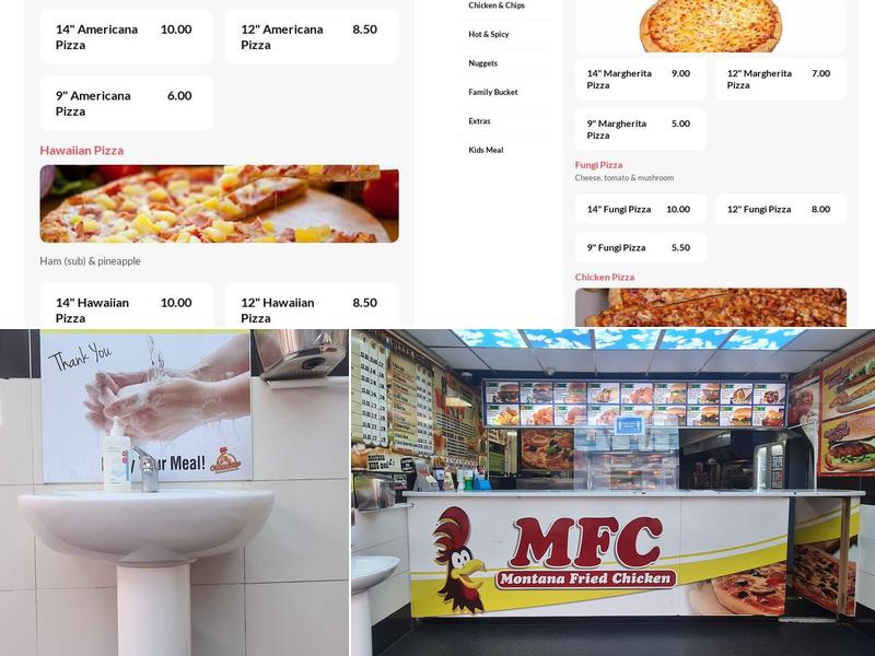 Montana Fried Chicken LTD Menu