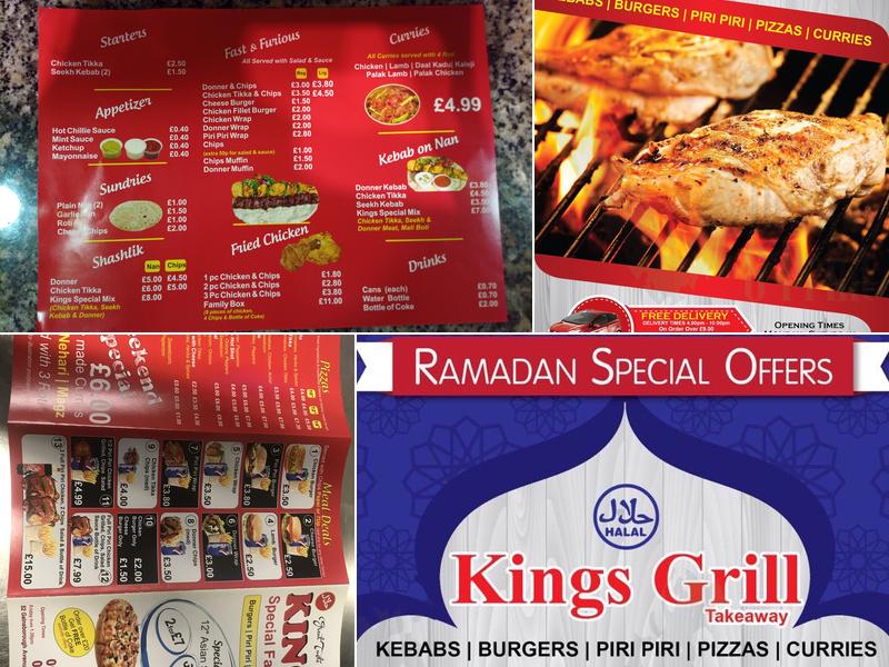Kingz Takeaway Menu