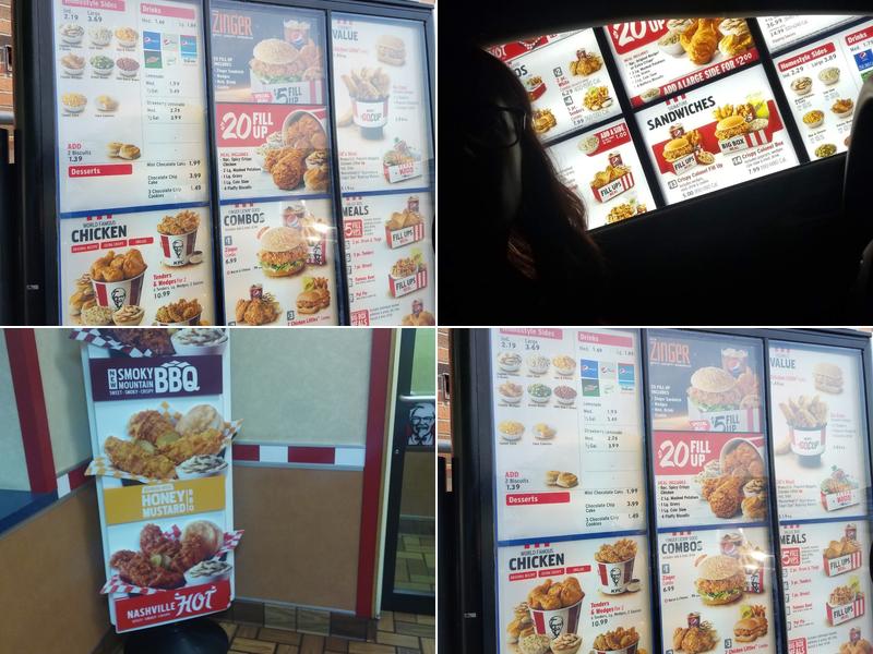 KFC Menu