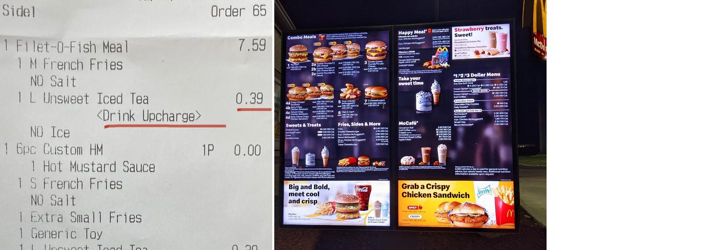 McDonald's Menu