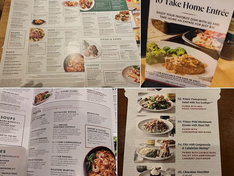 Carrabba's Italian Grill Menu