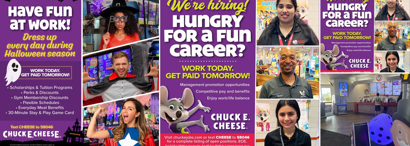 Chuck E. Cheese Menu