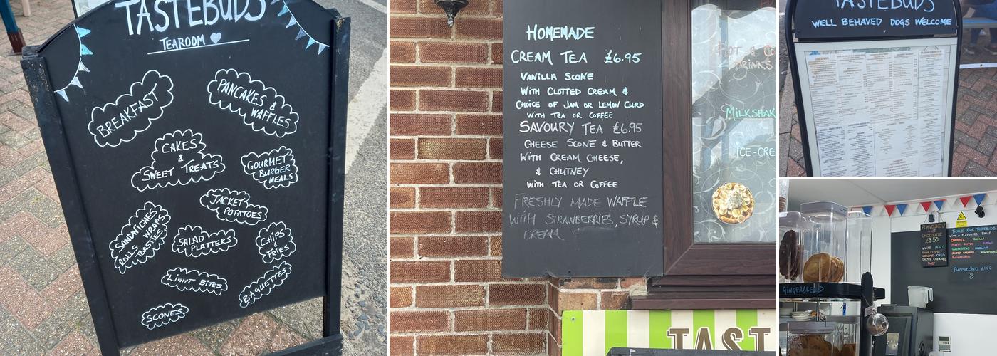 Tastebuds Tearooms Menu