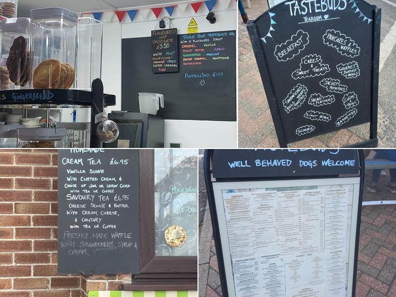 Tastebuds Tearooms Menu