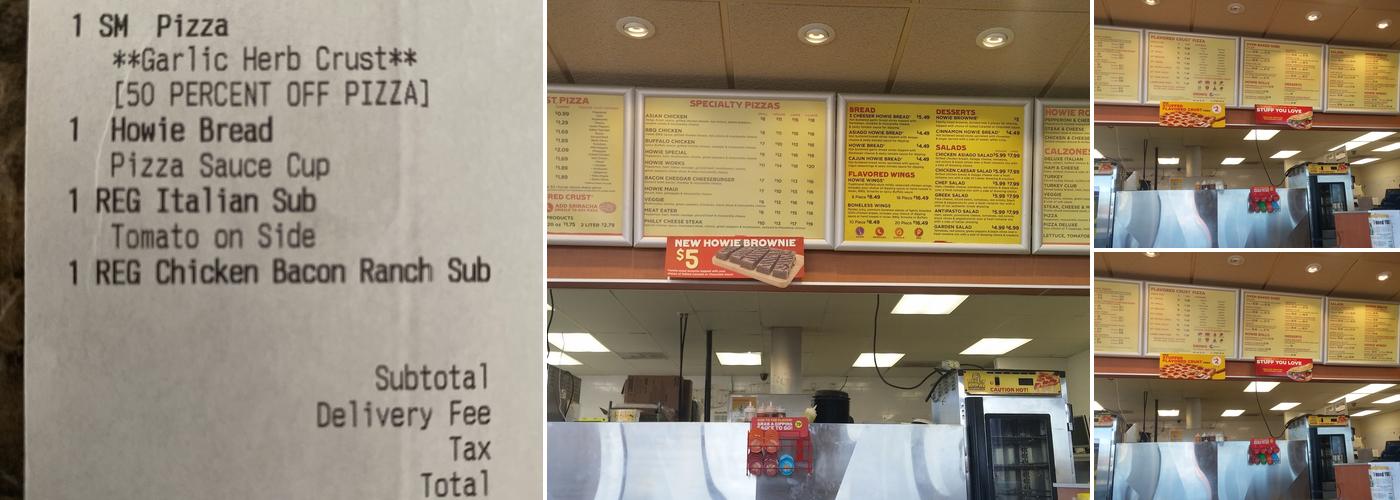 Hungry Howie's Pizza Menu