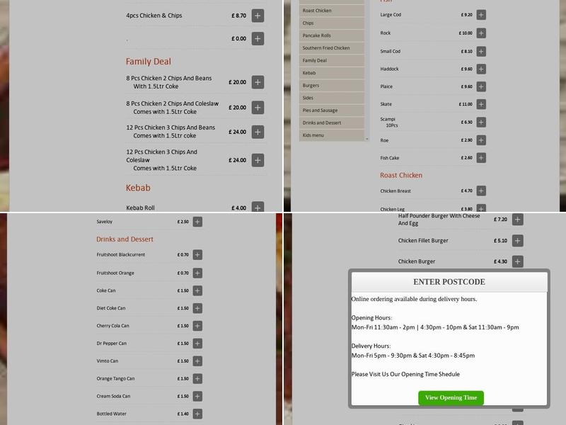 Windsor Fish Bar Menu