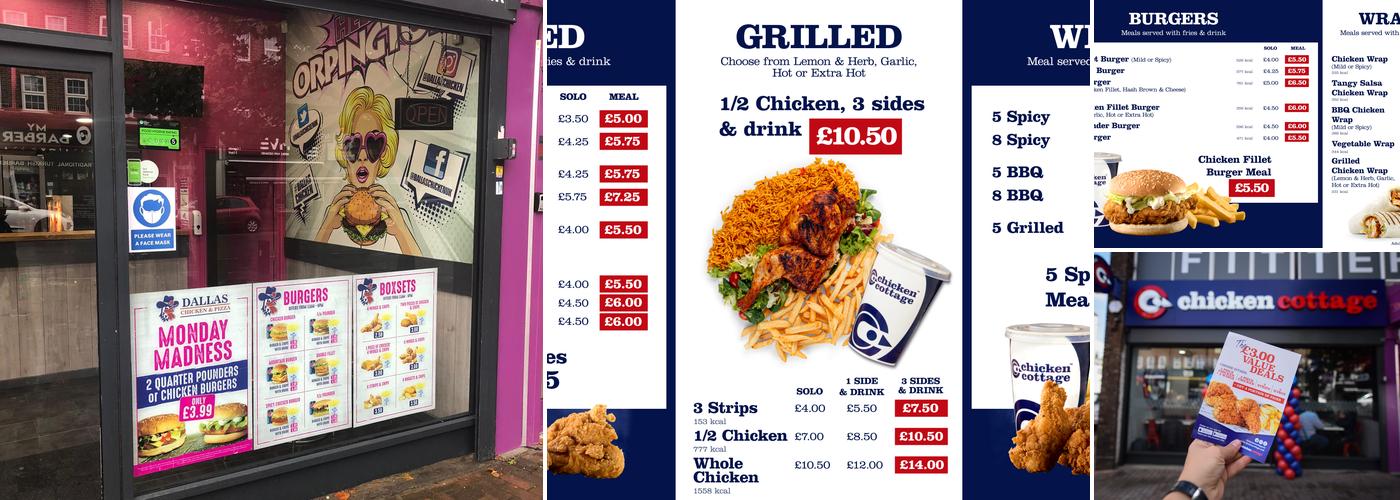 Chicken Cottage Menu