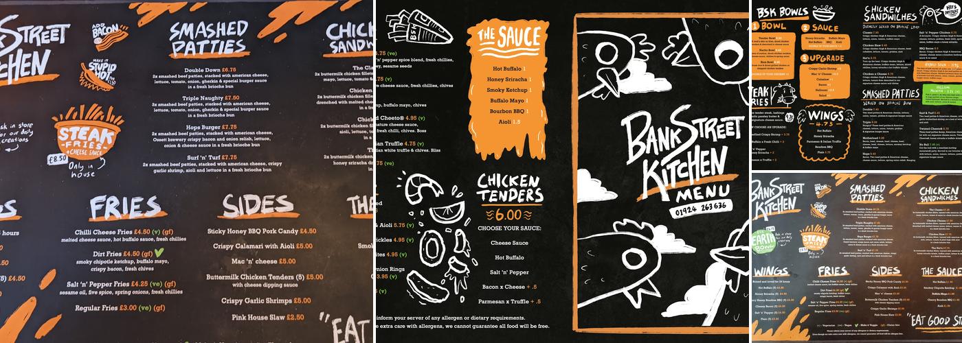 Bank Street Kitchen Menu