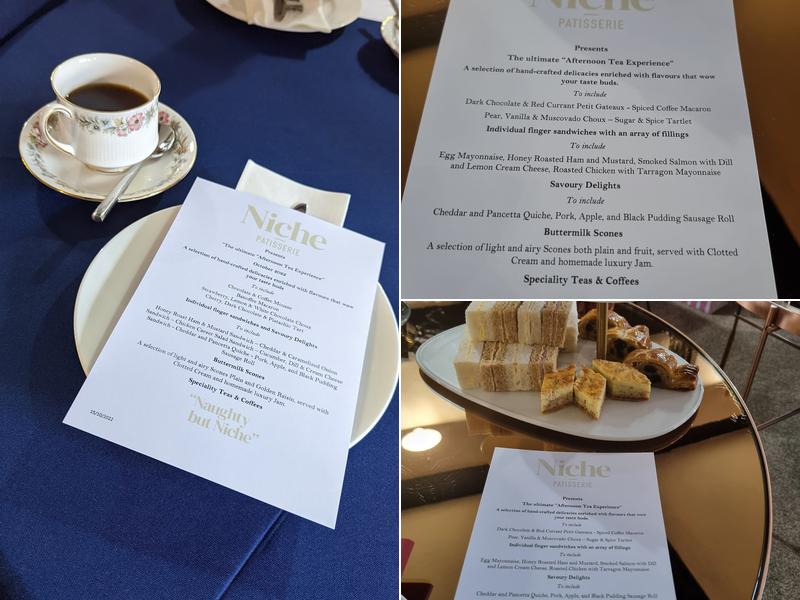 Niche Patisserie, Bakery and Restaurant Menu