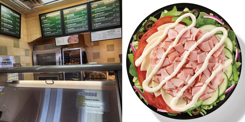 Subway Menu