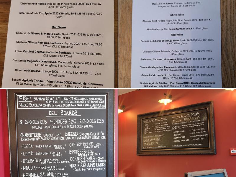 Gourdans Steak Frites Restaurant Menu