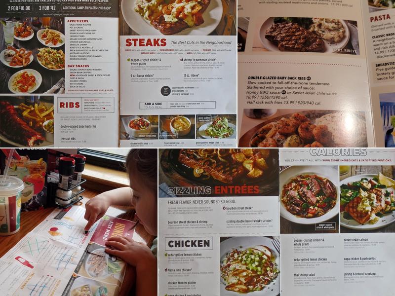 Applebee's Grill + Bar Menu