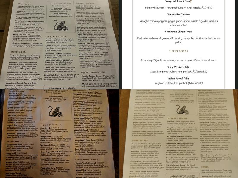 Mowgli Street Food Menu