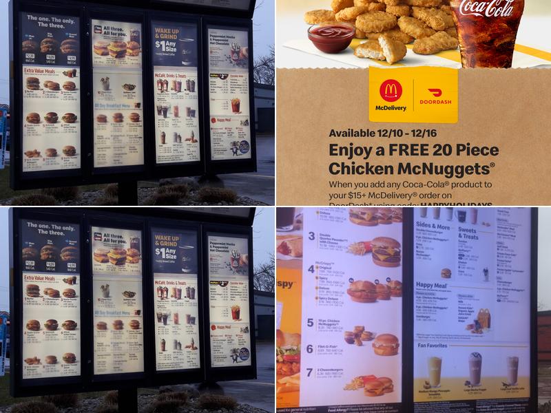 McDonald's Menu