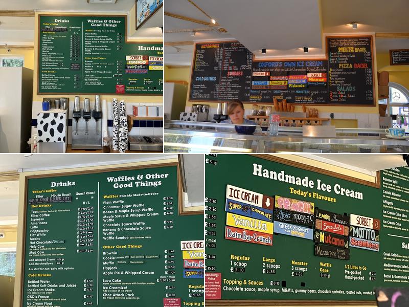 George & Danver Menu