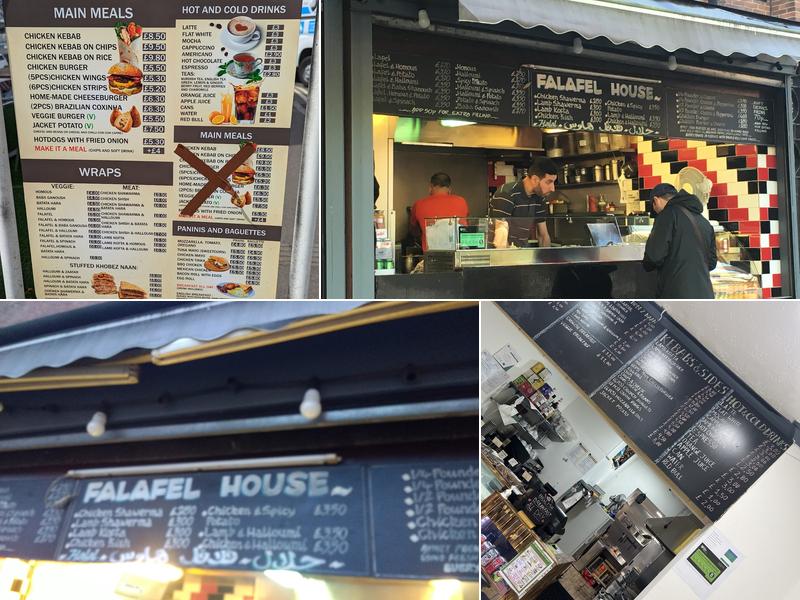 Falafel House Abingdon road Menu