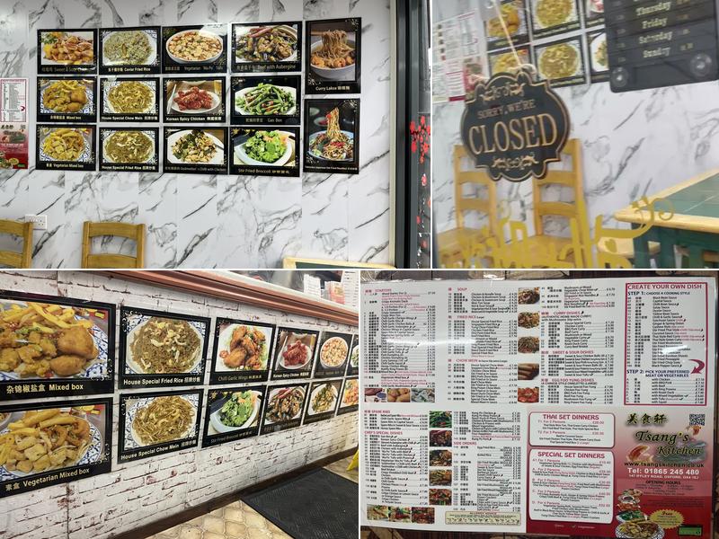 Tsang's Kitchen Menu