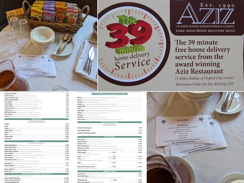 Iffley kitchen @ The Tree Menu