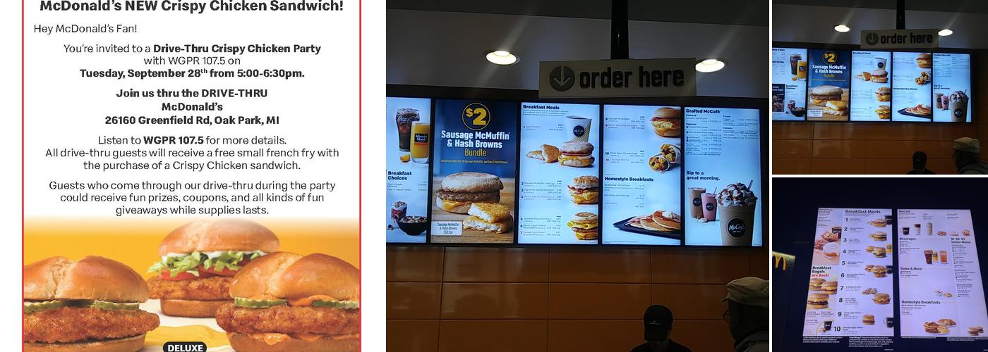 McDonald's Menu