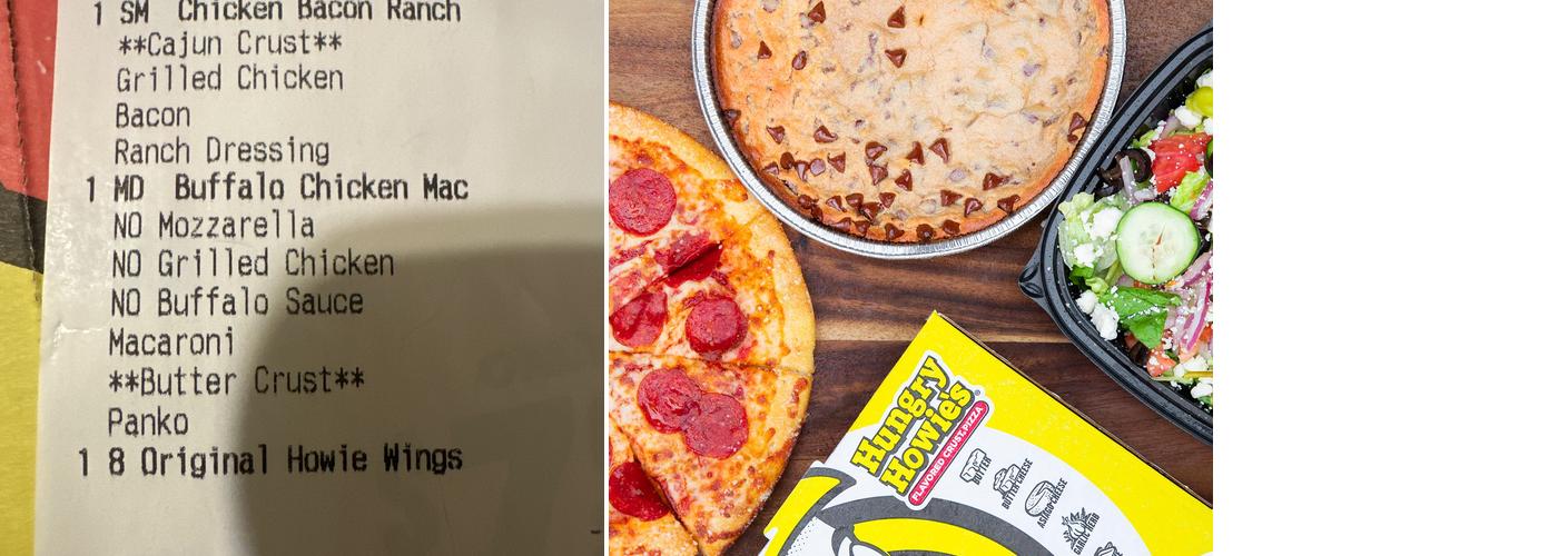 Hungry Howie's Pizza Menu