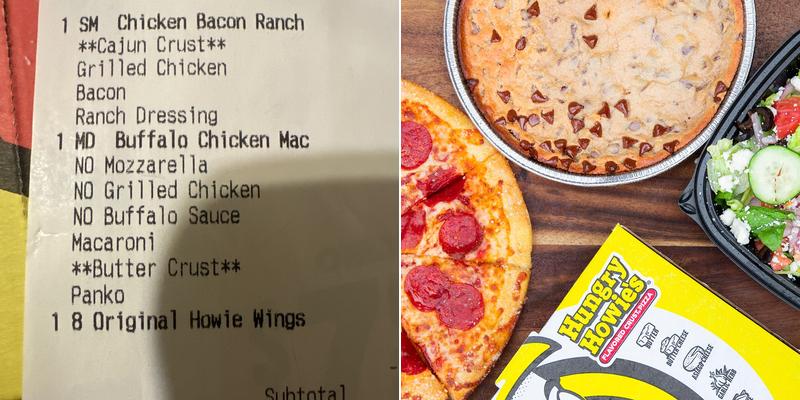 Hungry Howie's Pizza Menu