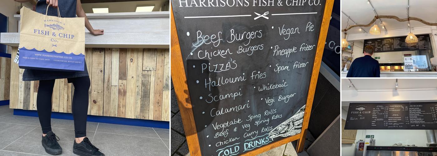 Harrison's Fish & Chips Menu