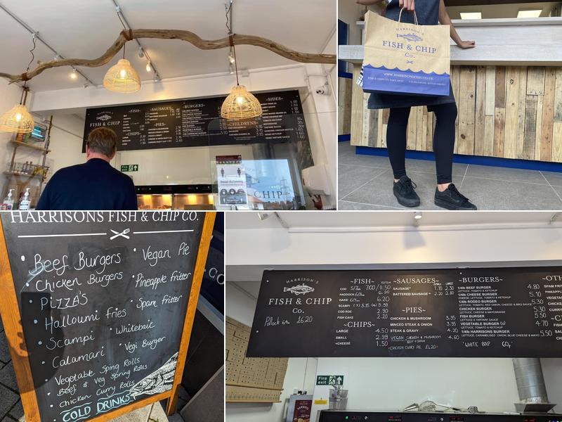 Harrison's Fish & Chips Menu